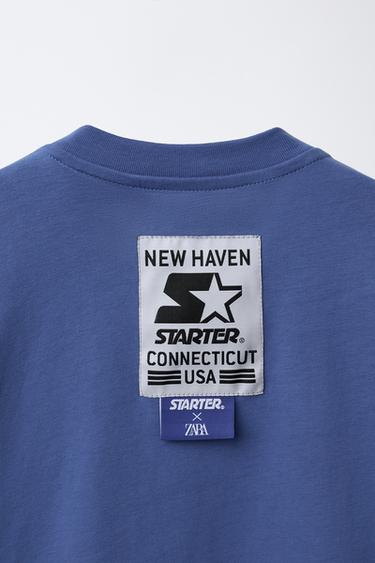 STARTER ® PRINTED LABEL T-SHIRT - Blue by Zara - Image 2