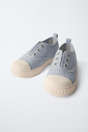 FABRIC SNEAKERS - Blue by Zara - Image 2