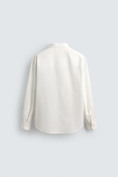 CHEMISE COUPE DÉCONTRACTÉE ÉDITION LIMITÉE - Blanc de Zara - Image 6