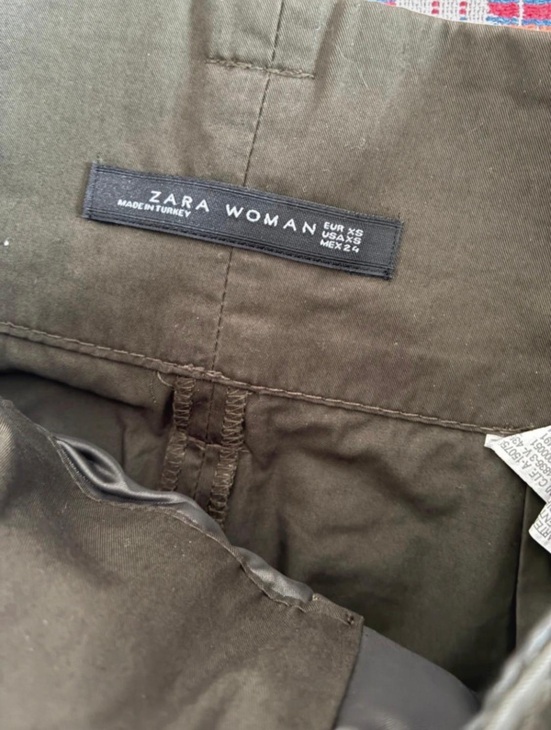 POPLIN TROUSERS WITH BELT - Image 6