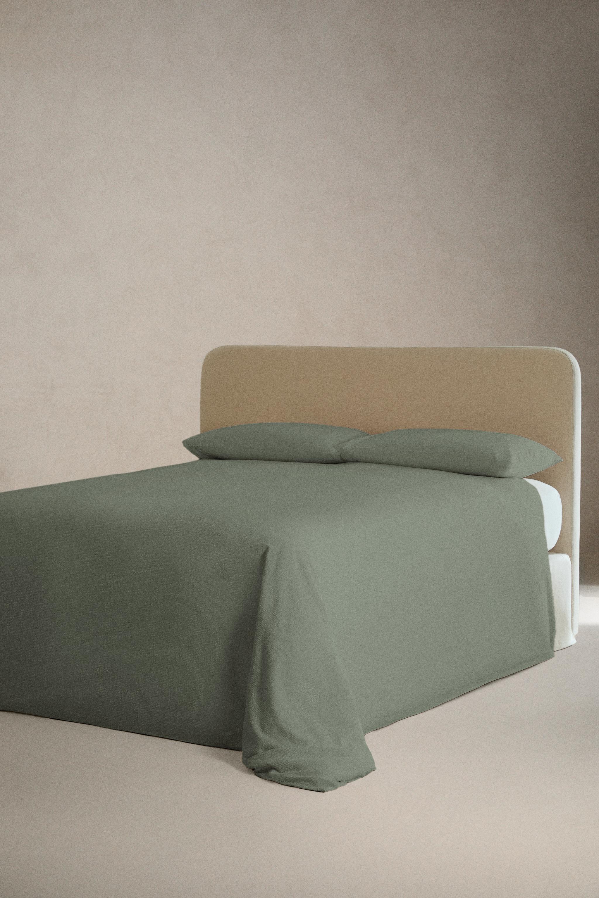 HOUSSE DE COUETTE EN COTON TEXTURÉ