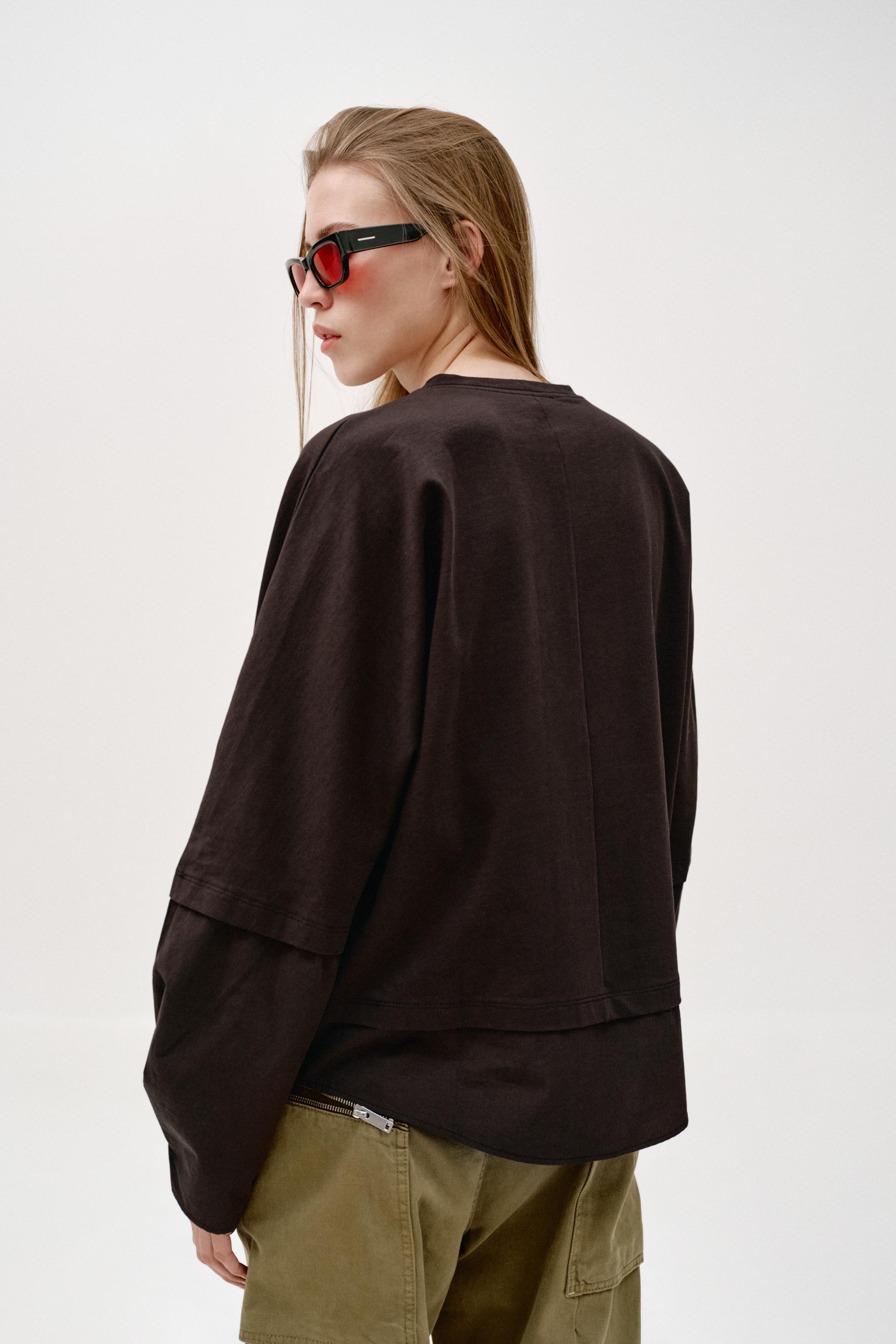 COMBINED POPLIN T-SHIRT