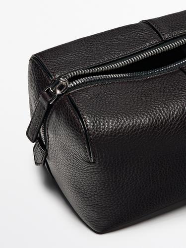 Zara Nappa leather toiletry bag - Brown - Image 0