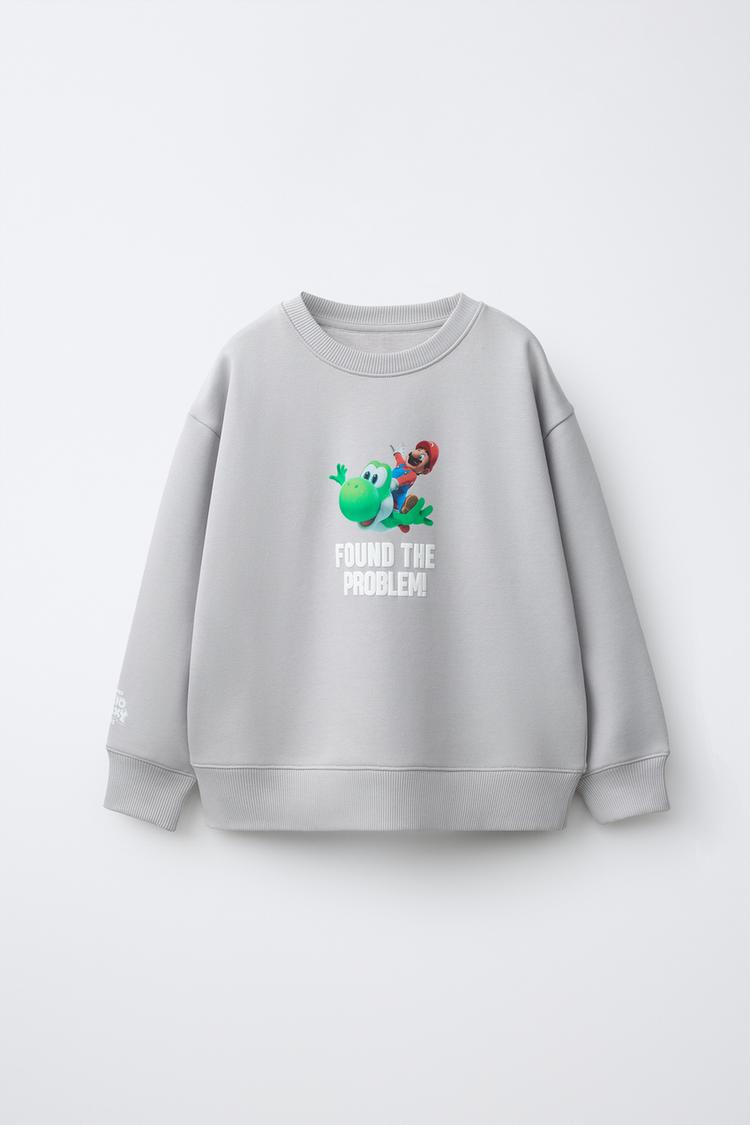 Sudadera estampado mario bros nintendo