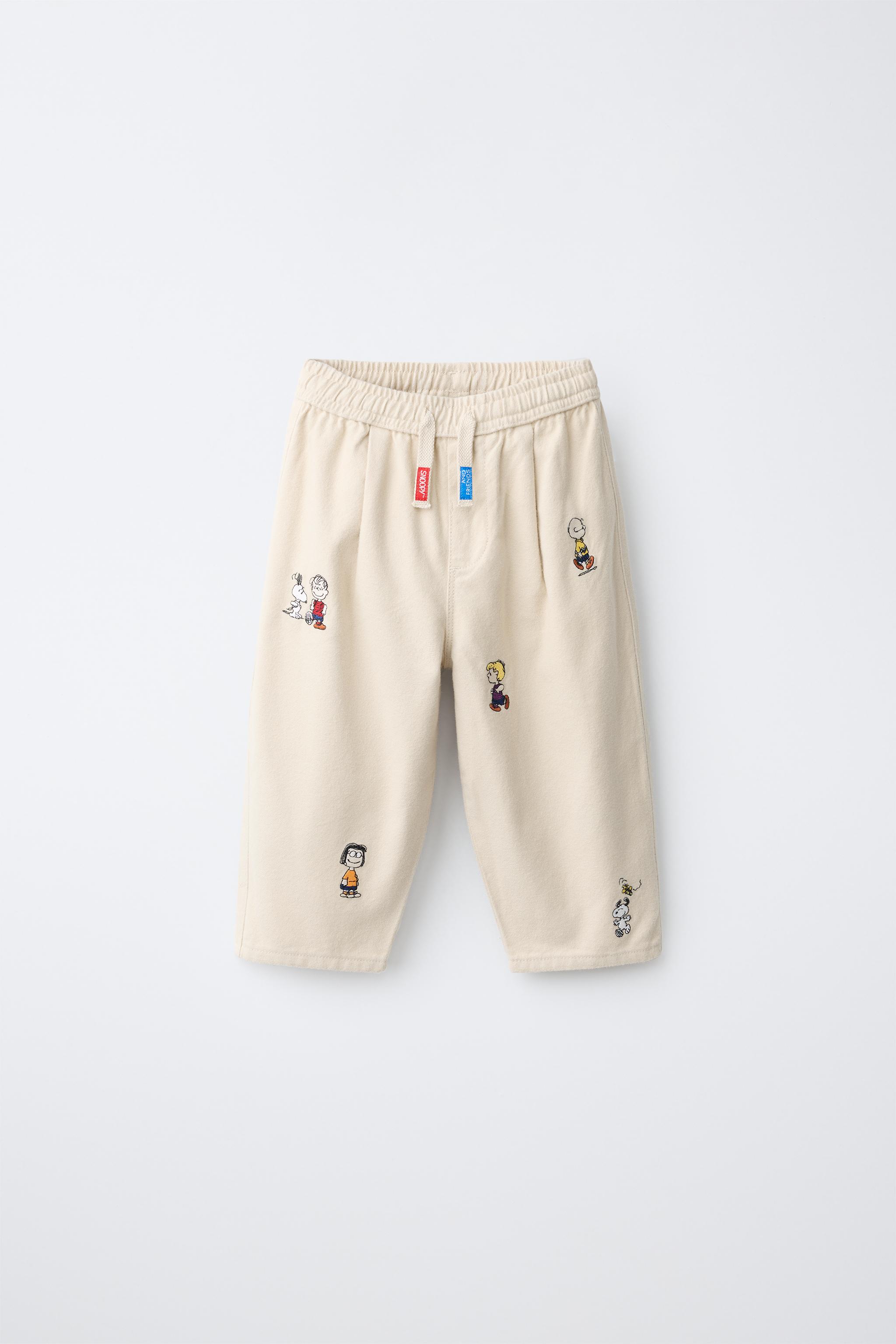 PANTALÓN BAGGY BORDADOS SNOOPY PEANUTS™