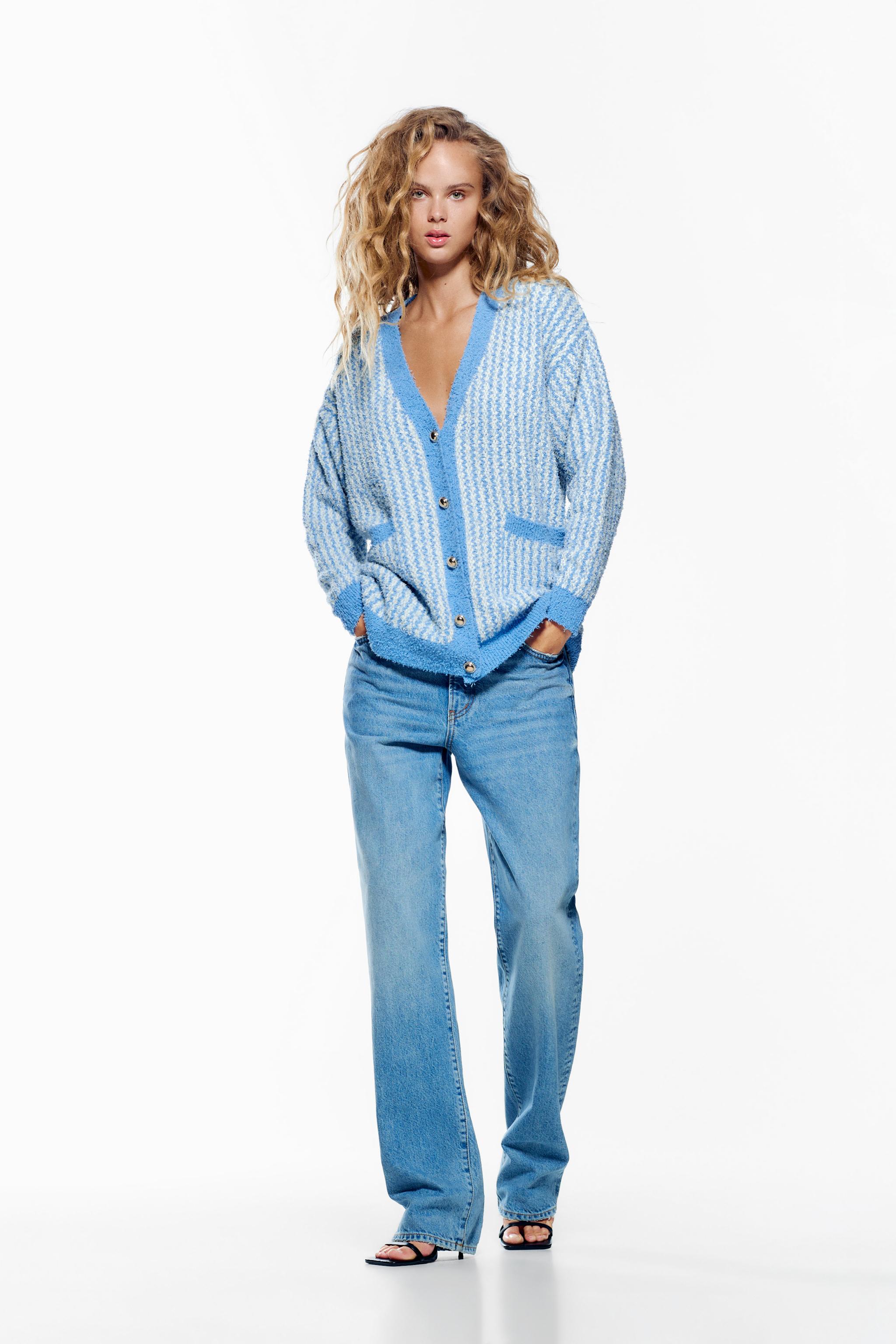 ZARA - 【新品】ZARA ゴールドボタンニットカーディガンの通販