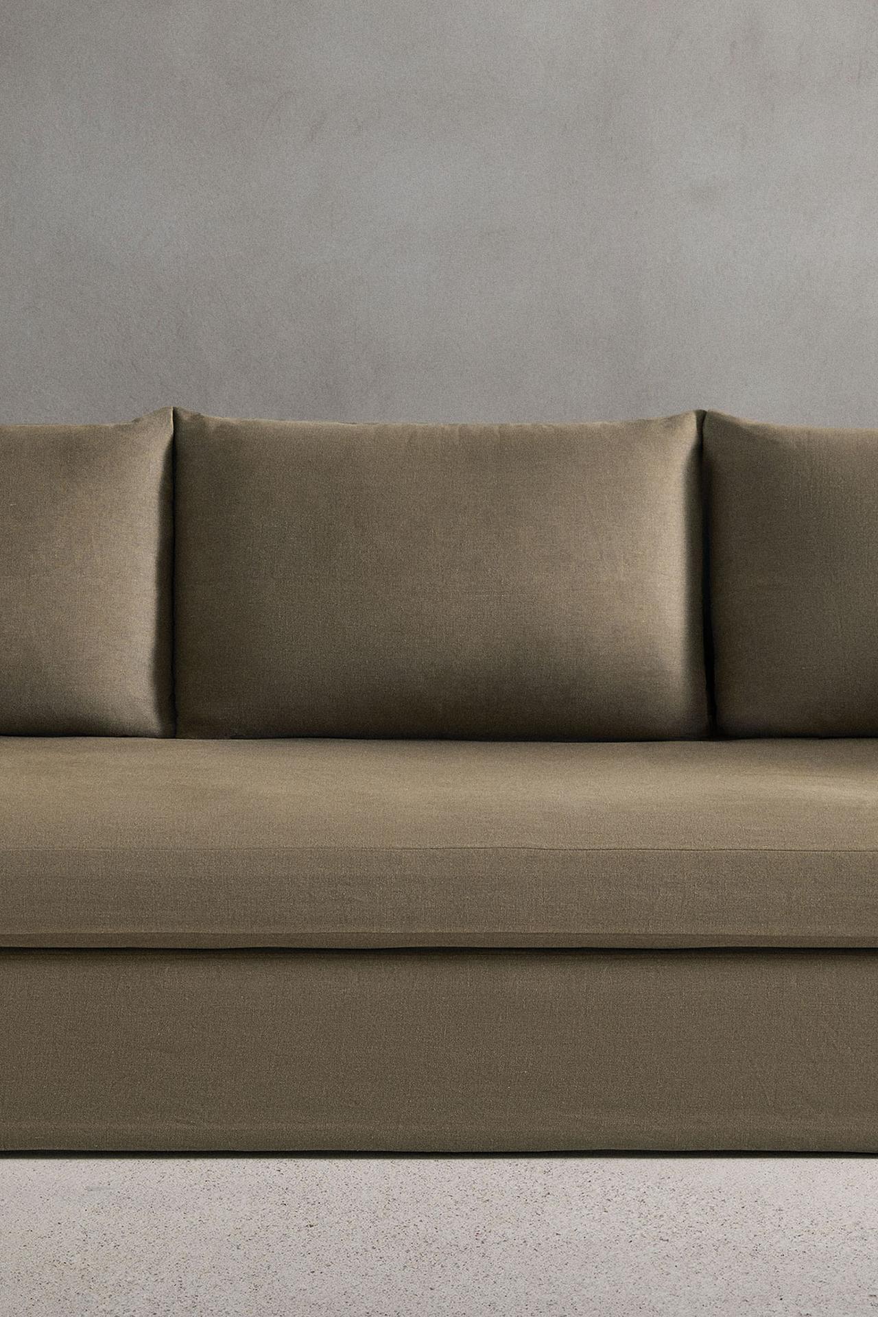 SOFA 01 LINEN COVER — Gray