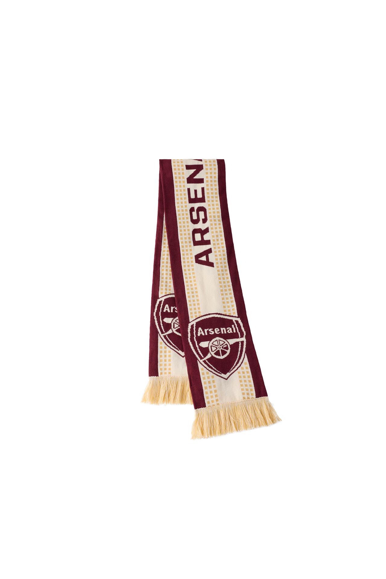 ARSENAL F.C. © PRINTED FRINGED KNIT SCARF