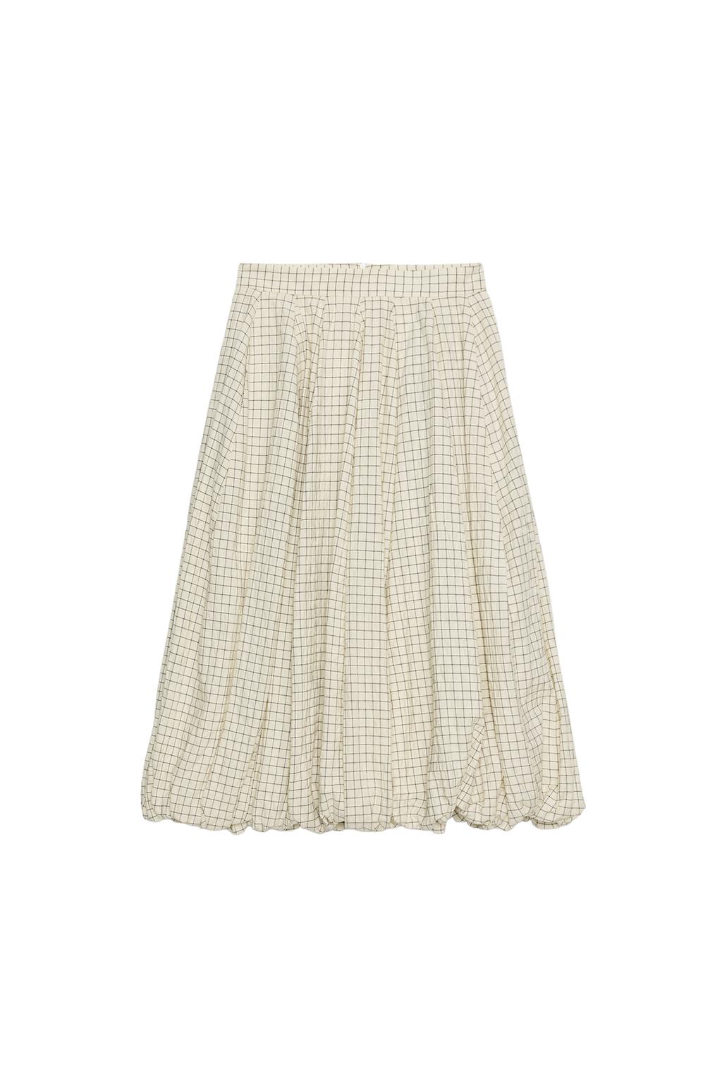 ZW COLLECTION PLAID BALLOON SKIRT - image 3