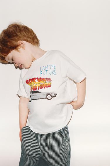 Zara BACK TO THE FUTURE© ILLUSTRATION X DYLAN´S T-SHIRT CLUB X ZARA T-SHIRT - White