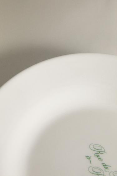 RUE DU BAC EARTHENWARE DESSERT PLATE - Beige by Zara - Image 4