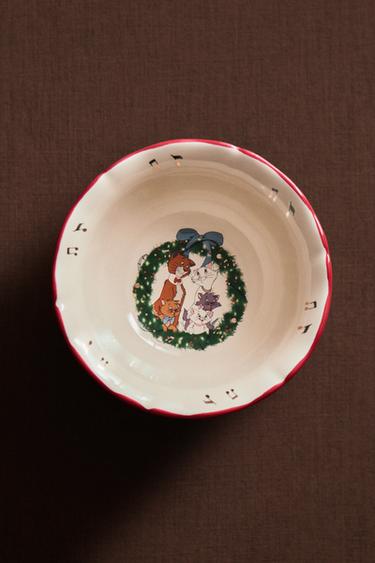 CHILDREN'S STONEWARE CHRISTMAS THE ARISTOCATS ©DISNEY BOWL - Multicoloured by Zara