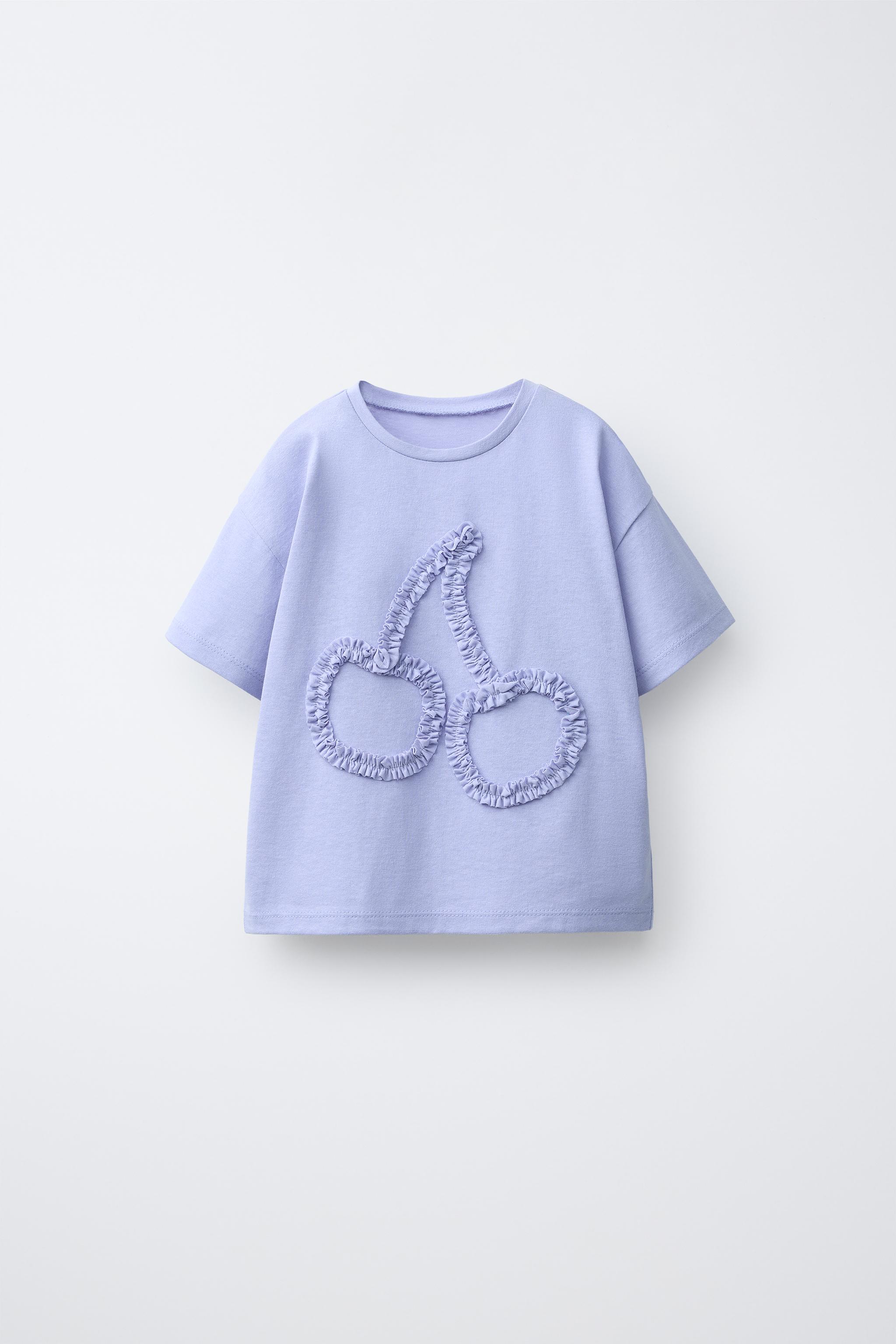 RUFFLY PRINT T-SHIRT