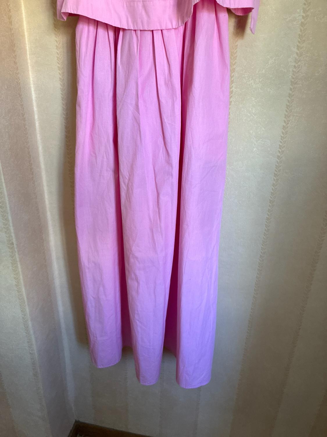 MIDI POPLIN DRESS WITH BOWS - Image 4