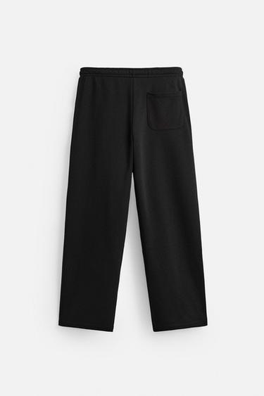 PANTALON DE JOGGING COUPE LARGE - Noir de Zara - Image 7