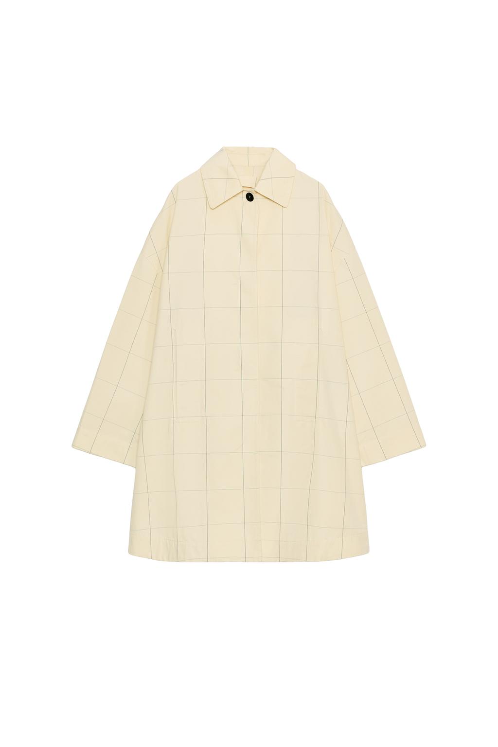 ZW COLLECTION PLAID TRENCH COAT - image 4