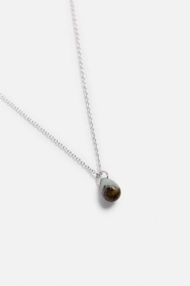 COLLIER PENDENTIF PIERRE - Argent de Zara - Image 3