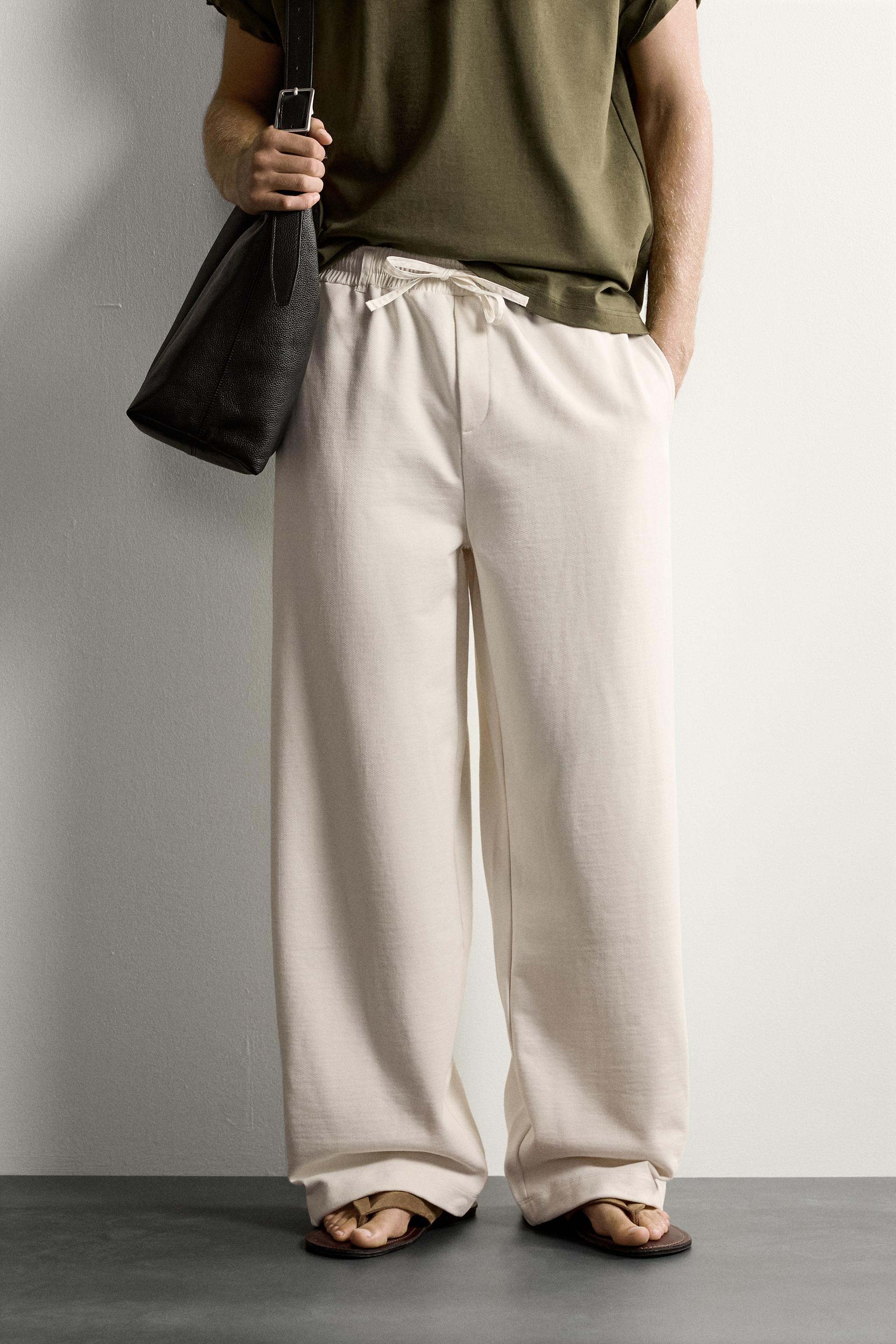 CONTRAST WAIST JOGGER PANTS