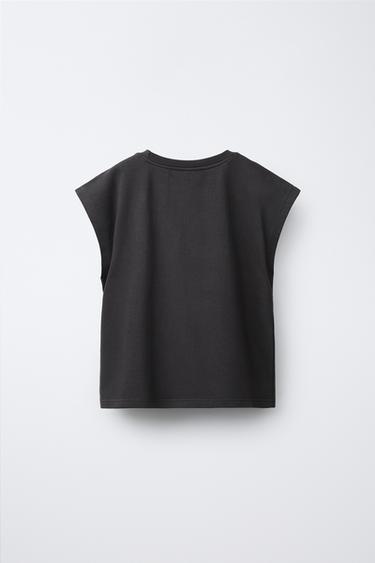 ZARA X BODY GLOVE ® FLEECE T-SHIRT - Anthracite grey by Zara - Image 1