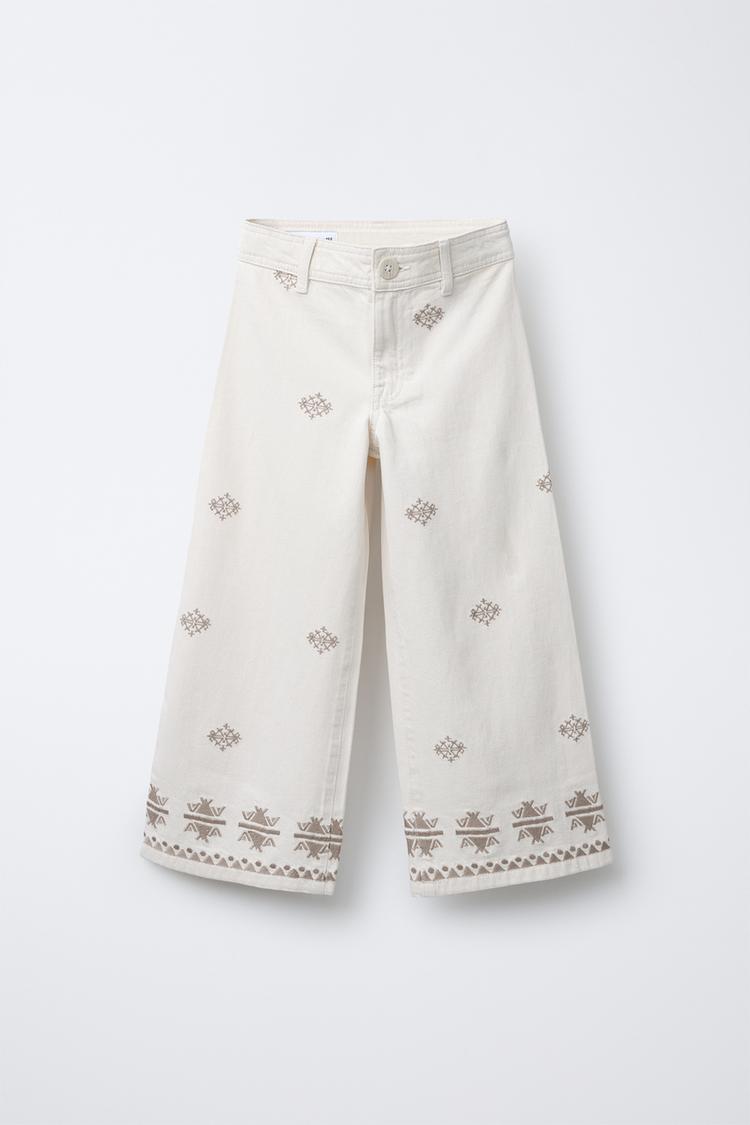 Wide Leg Zara Pantalon Mujer Blanco Oion Zara Mujer Pantalones