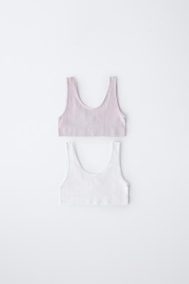 8-14 YEARS/ TWO-PACK OF SEAMLESS TOPS - Multicoloured by Zara - Image 0
