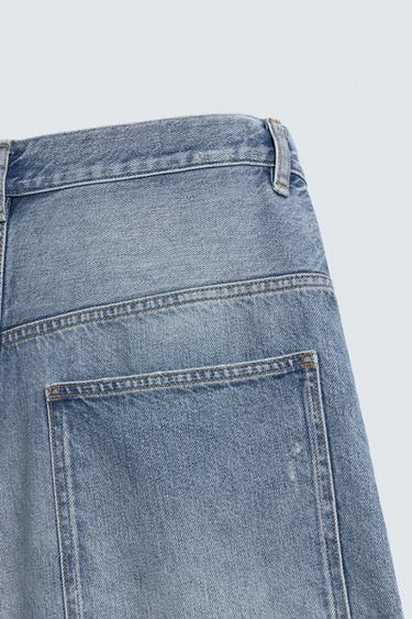 BAGGY FIT DENIM BERMUDA SHORTS - Blue by Zara - Image 9