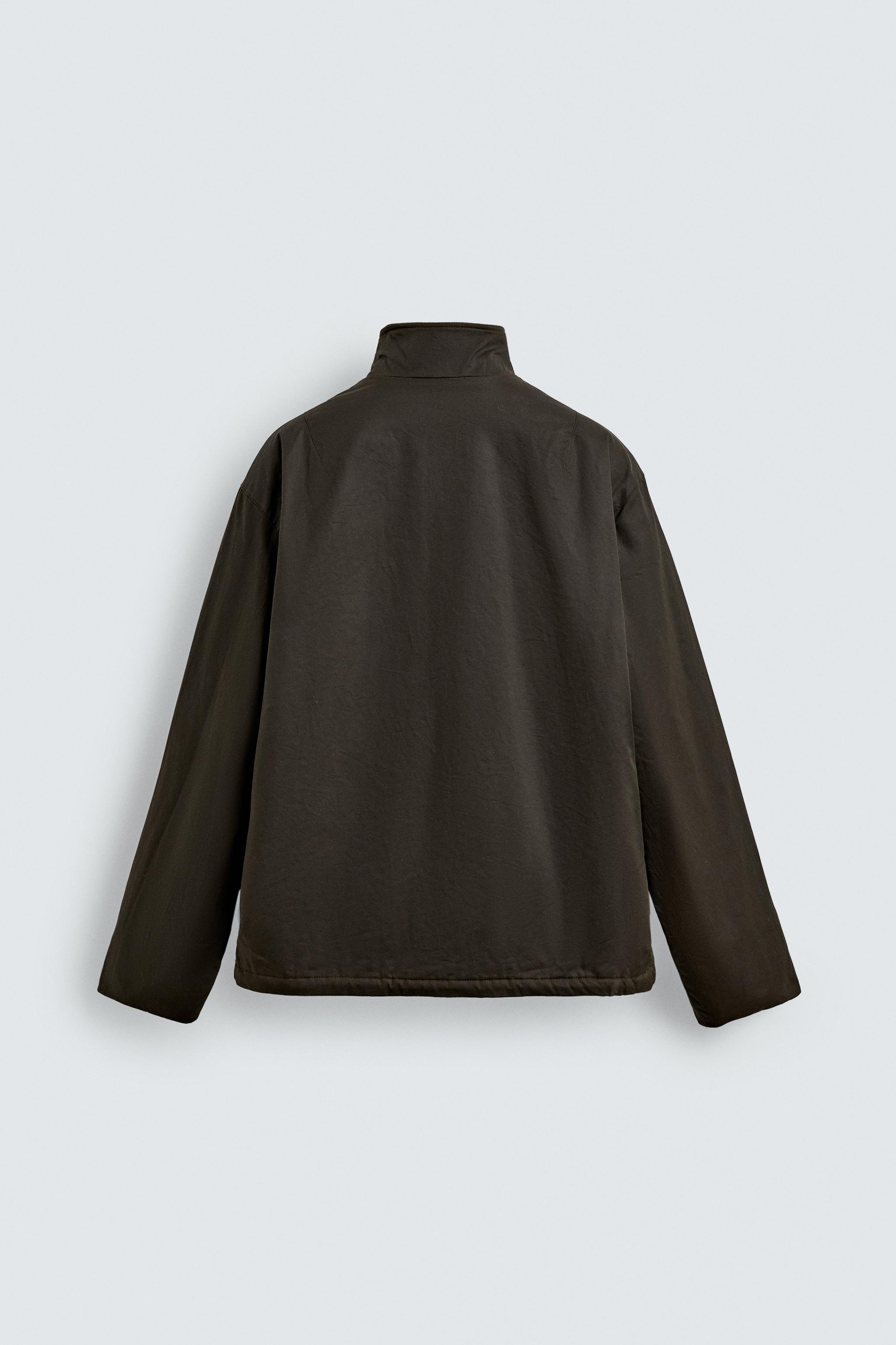 WAXED FINISH JACKET - Khaki | ZARA South Africa