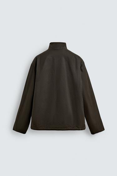 VESTE FINITION CIRÉE - Kaki de Zara - Image 7