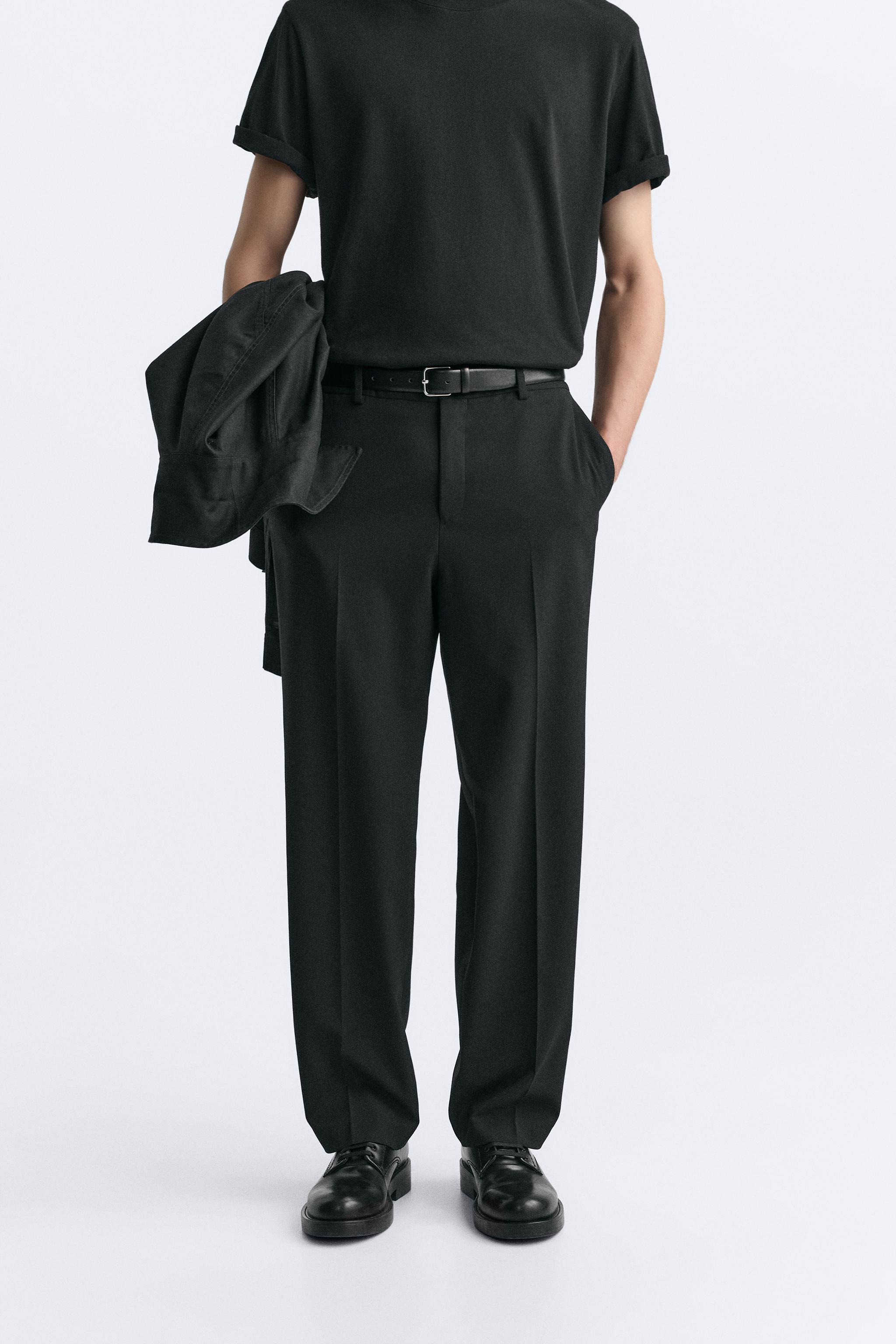 Pantalon noir homme zara fashion