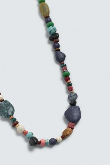 BEADED STONE NECKLACE AARON LEVINE X ZARA - various by Zara - Image 3