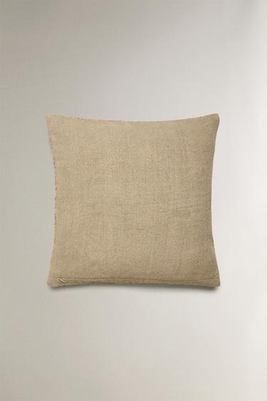 HOUSSE DE COUSSIN LIN - Beige clair de Zara - Image 2