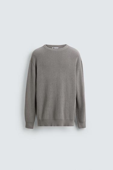 JERSEY PUNTO PERLADO - Gris medio de Zara