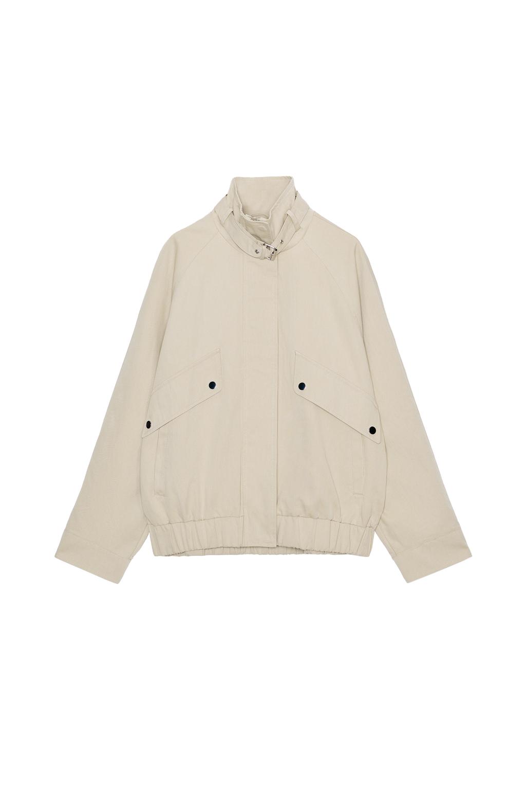 OVERSIZED HIGH-COLLAR BOMBER JACKET - image 3