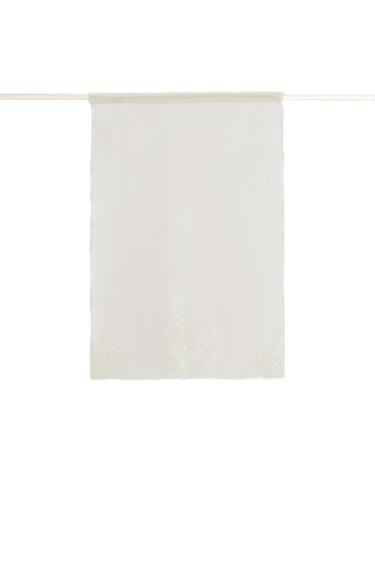 EMBROIDERED LINEN SHEER CURTAIN (PACK OF 2) - Ivory by Zara
