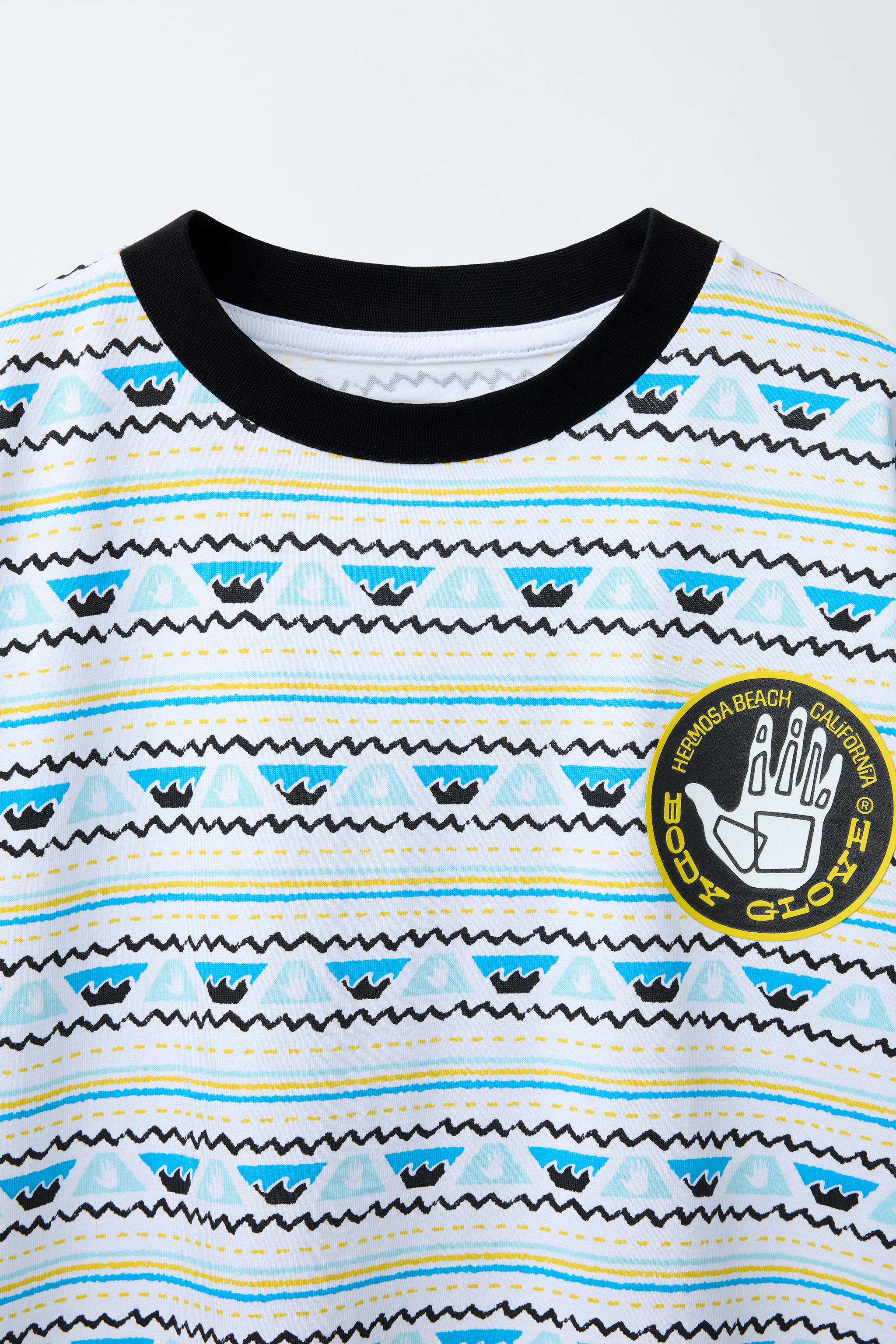 T-SHIRT RAYURES ZARA X BODY GLOVE ®