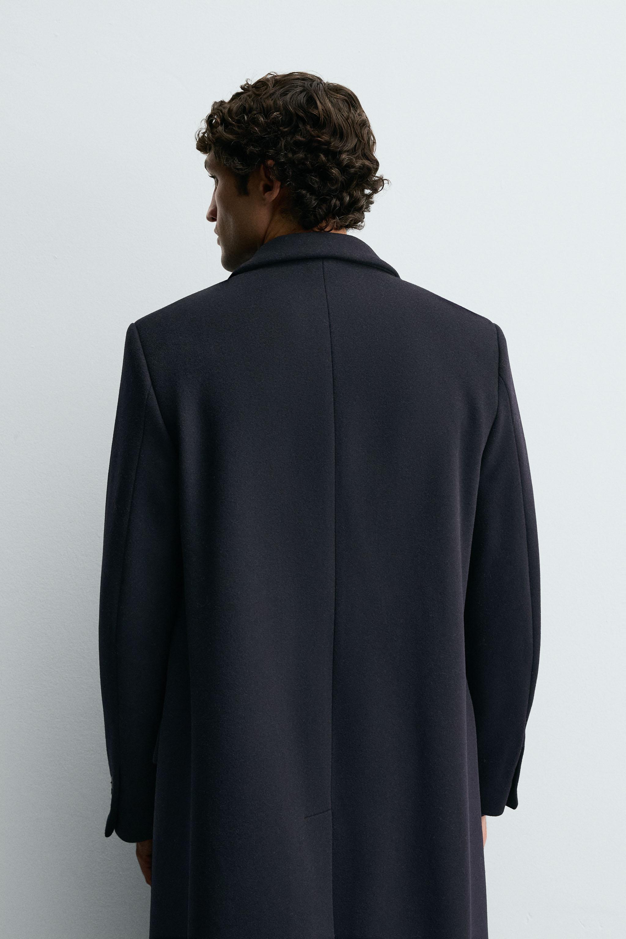 MANTEAU CROISÉ EN MÉLANGE DE LAINE MANTECO ®