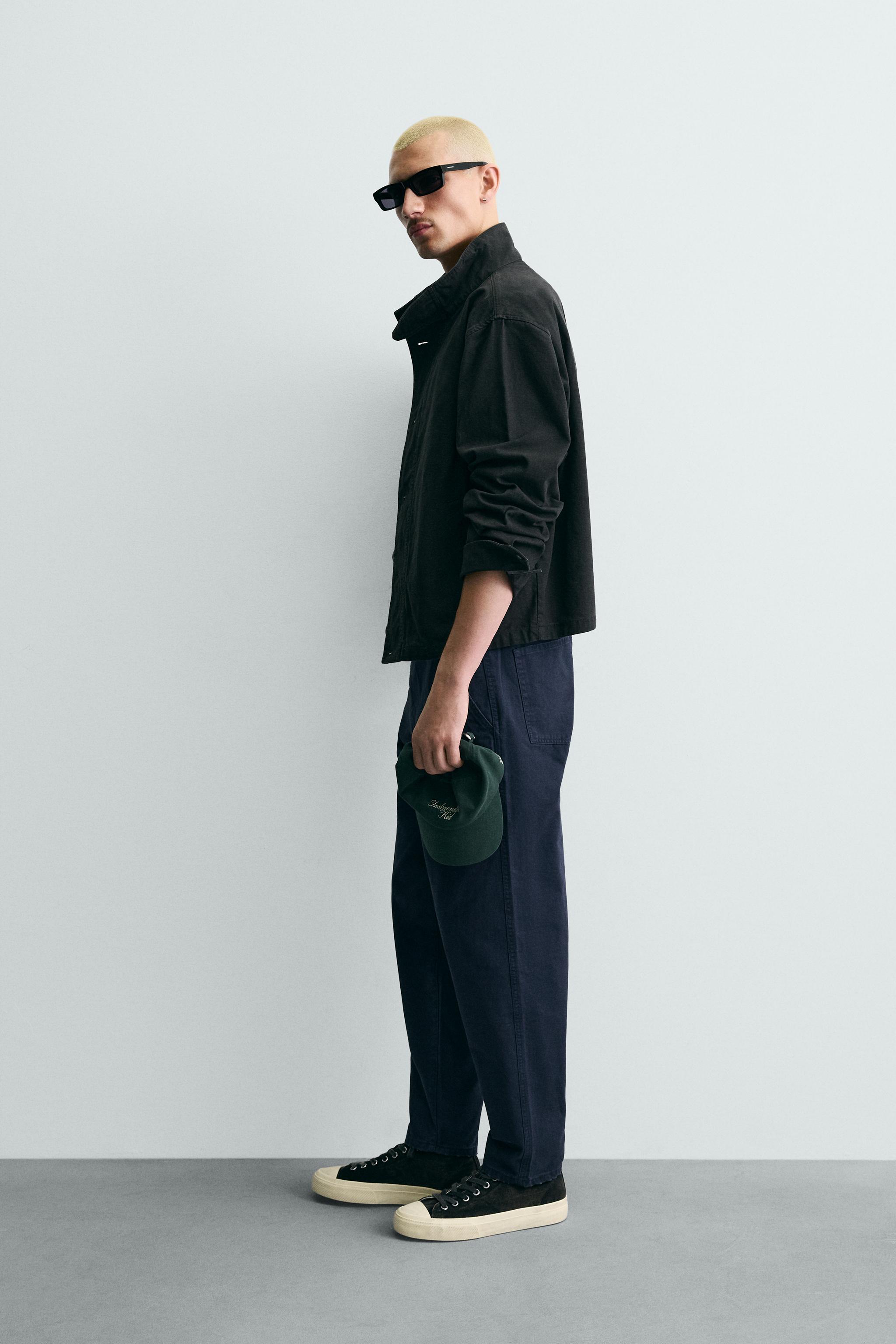 PANTALON CARROT FIT DÉLAVÉ