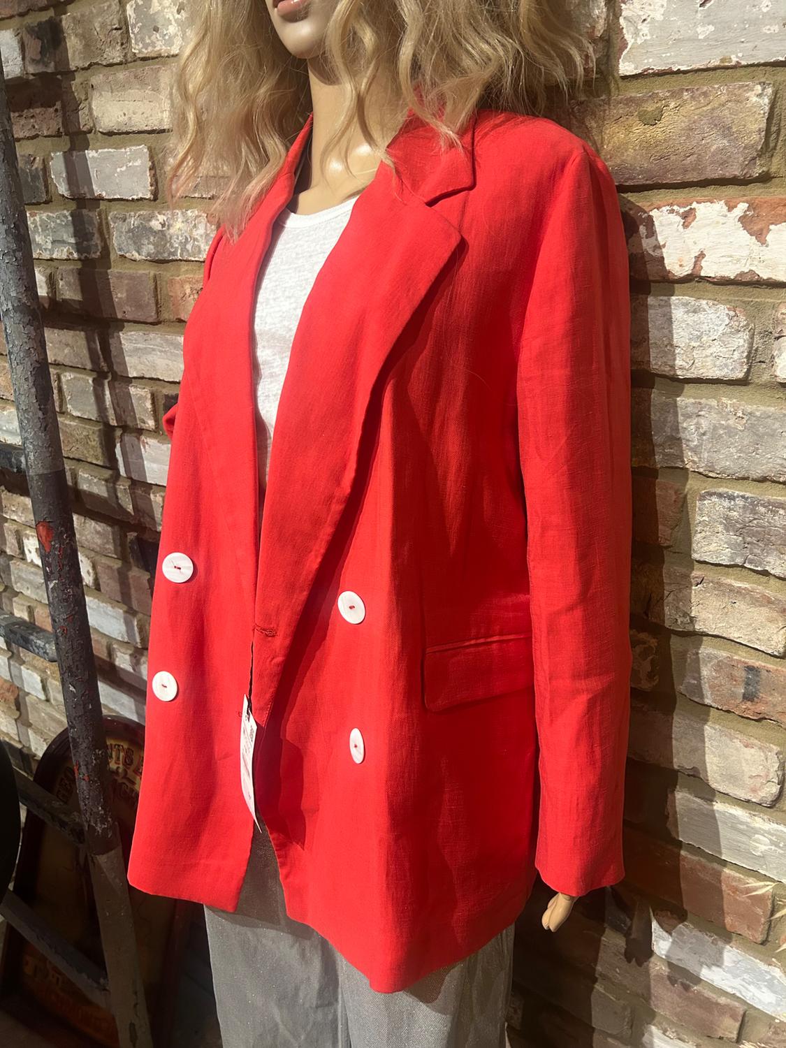 OVERSIZED DOUBLE-BREASTED BLAZER - Image 3