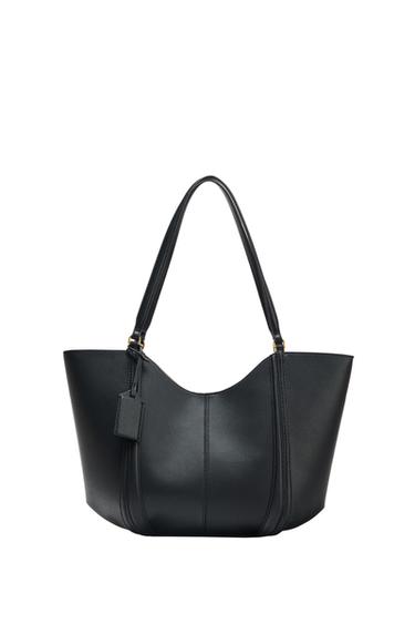 حقيبة MAXI SHOPPER - أسود الخاص بـ Zara