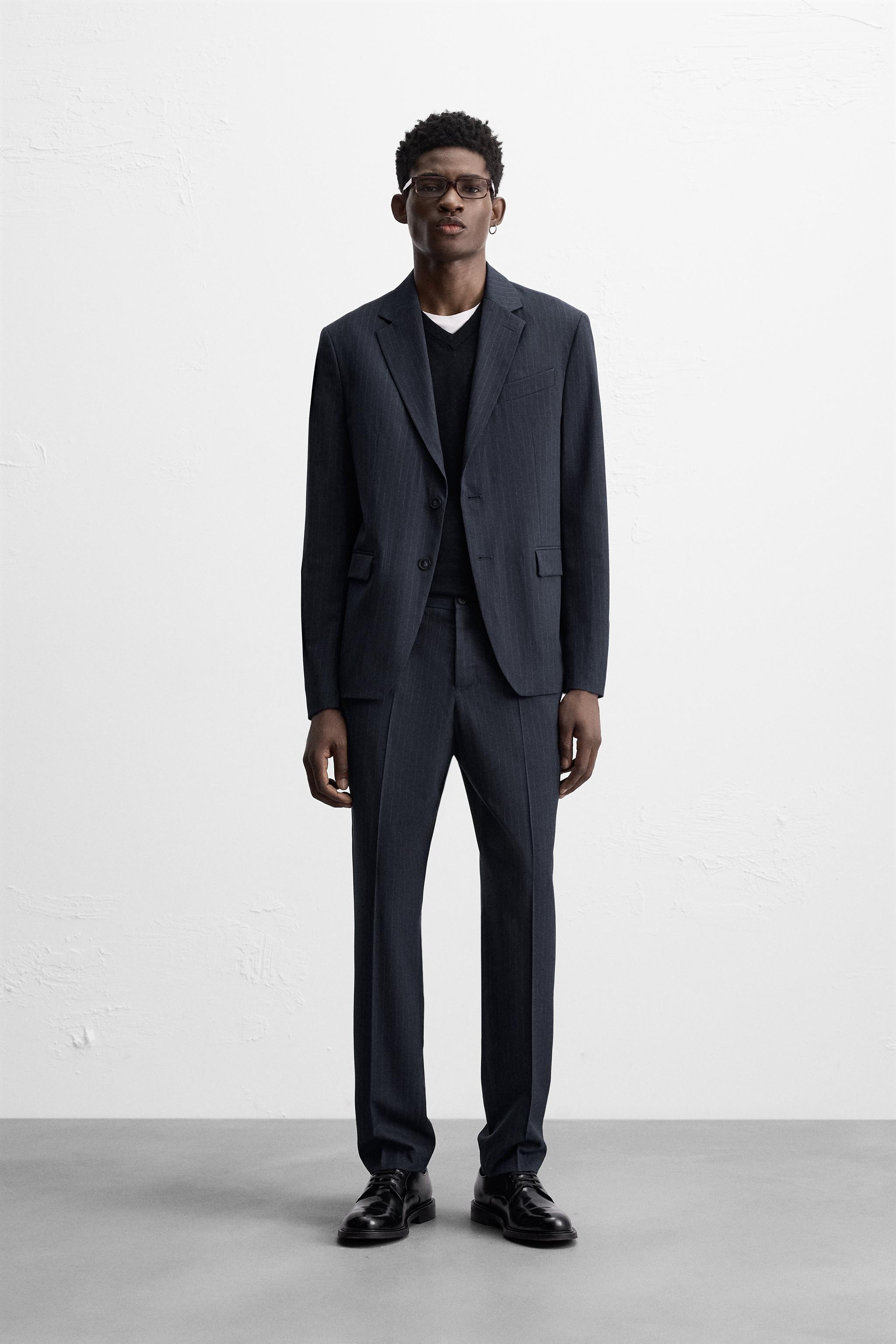 ZARA essential AW'18 スーツ セットアップ ベージュ M - メルカリ