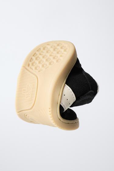 LEATHER BAREFOOT SNEAKERS - Black by Zara - Image 2