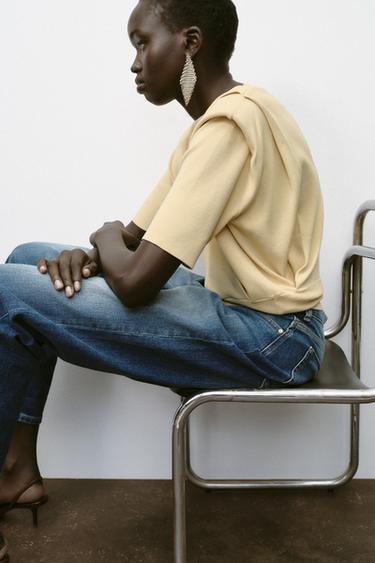 TOP EN MAILLE À ÉPAULETTES - Bis de Zara - Image 3