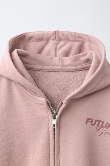 SWEAT À CAPUCHE PIÈCE ÉTOILE - Rose de Zara - Image 2