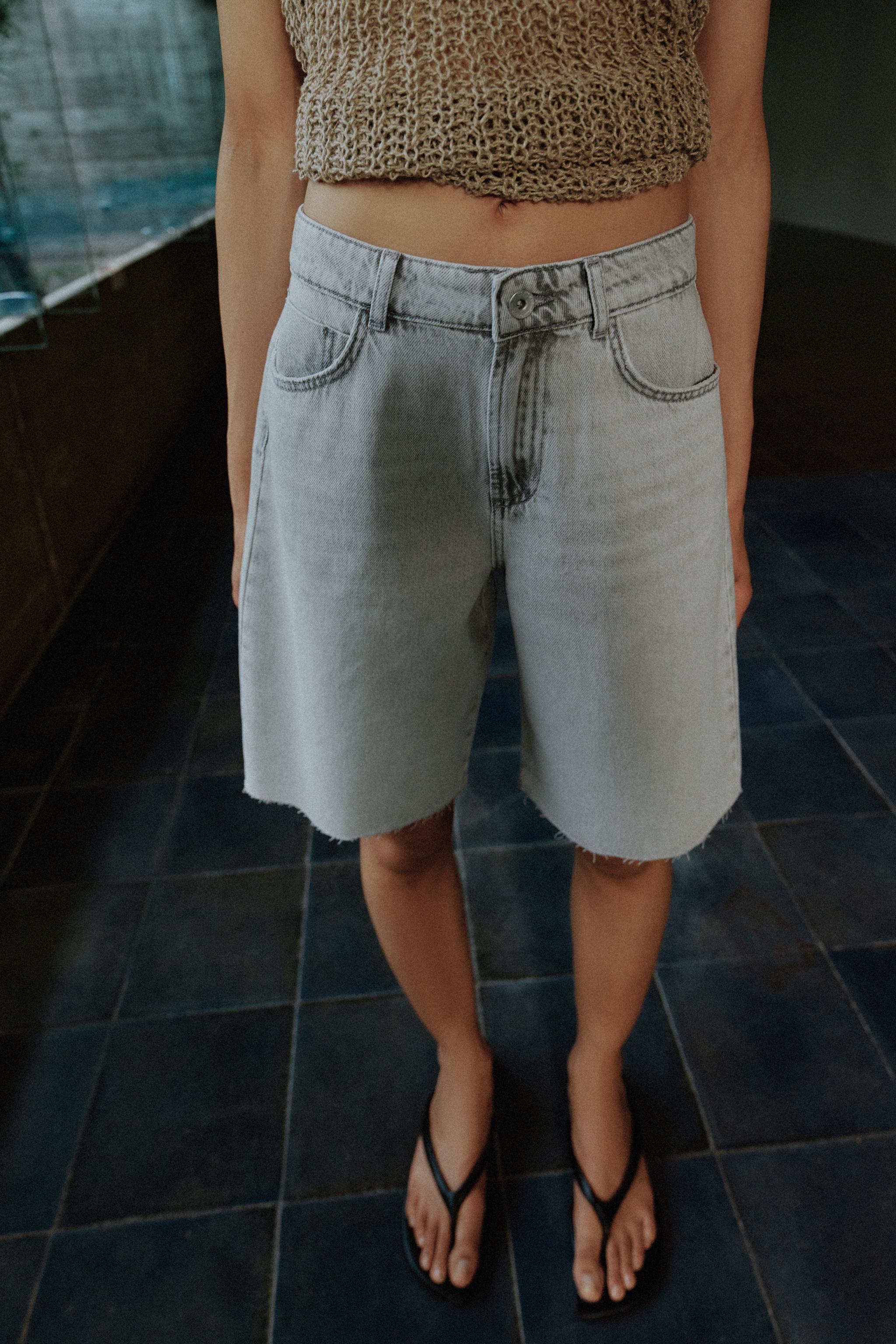 Z1975 MID-RISE DENIM SHORTS