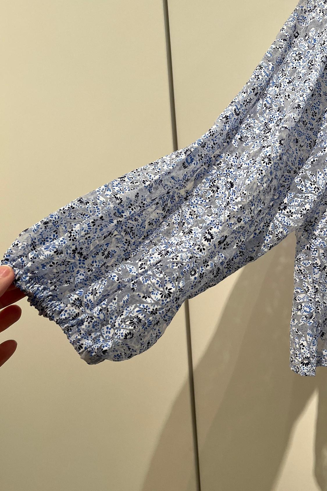 FLORAL ORGANZA BLOUSE - Image 2