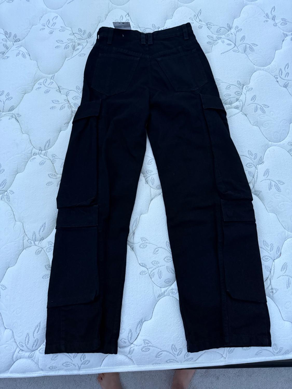 POCKET DENIM CARGO PANTS - Image 2