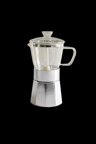 6-CUP BOROSILICATE GLASS ITALIAN COFFEE MAKER - Crema de Zara - Imagen 0