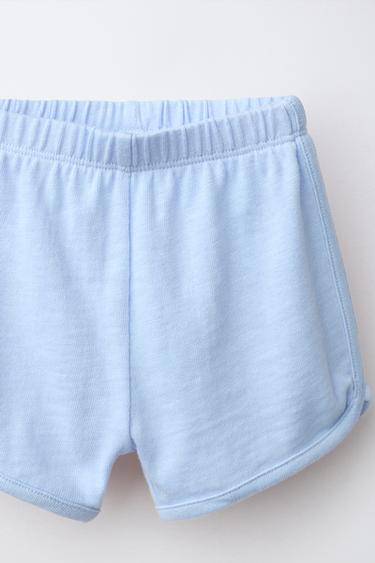 ENSEMBLE T-SHIRT ET BERMUDA FLAMÉ - Bleu clair de Zara - Image 4