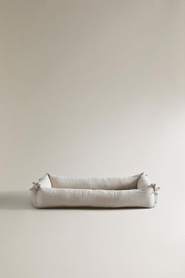 GINGHAM BABY NEST - Grey by Zara - Image 0