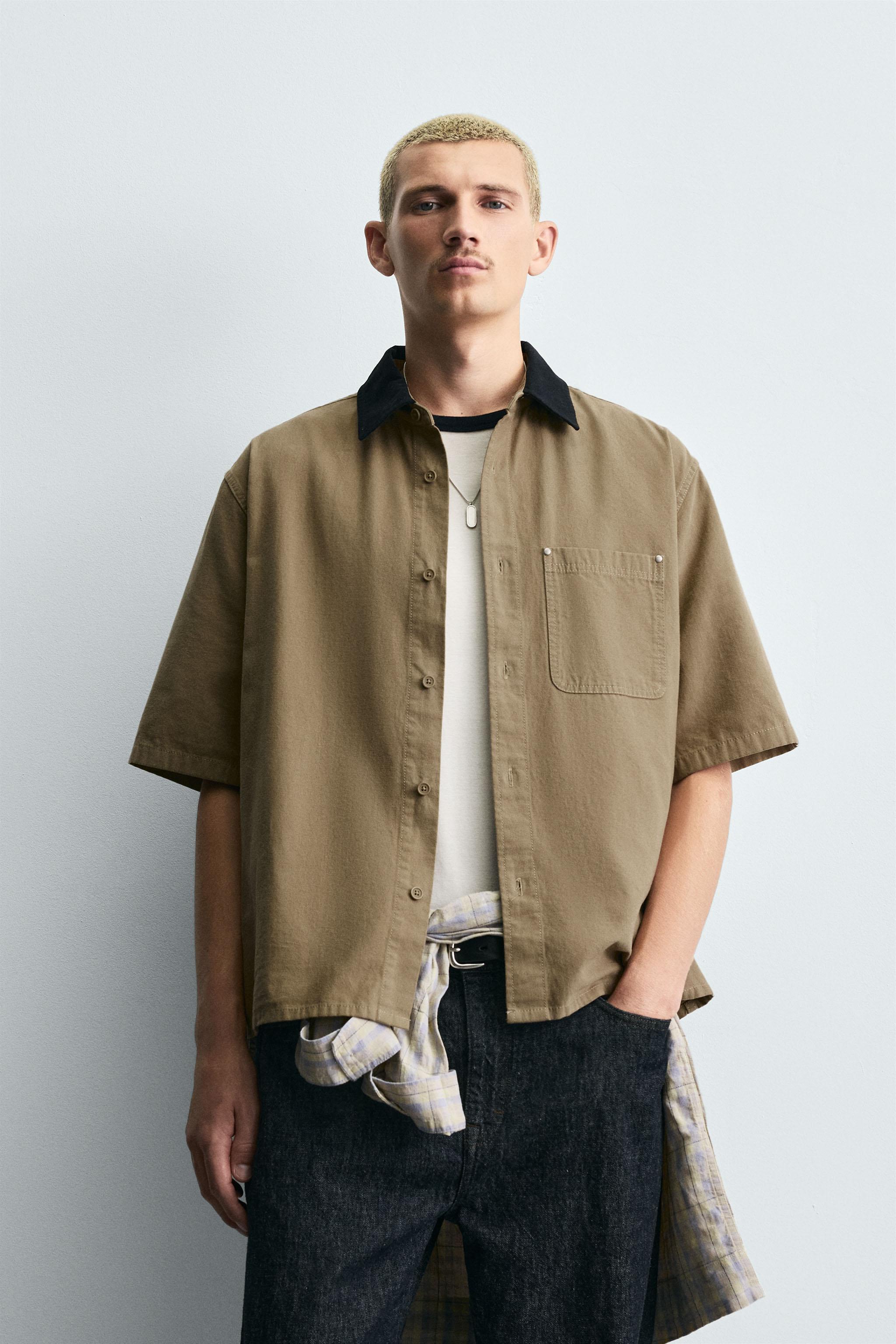 ★ドイツ発*ZARA*新作*フローラルプリント半袖シャツ/WE★ ☆ドイツ発*ZARA*新作*フローラルプリント半袖シャツ/TH☆